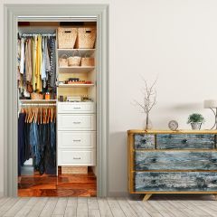 Türtapete - KLEIDERSCHRANK