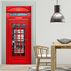Türtapete - LONDON TELEFONZELLE