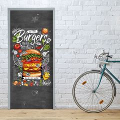 Türtapete - BURGER MENU