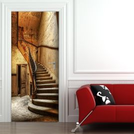 Türtapete - ALTE TREPPE