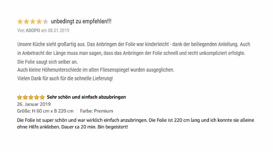 Stickerprofis Küchenrückwand Bewertungen 3 Stickerprofis Küchenrückwand Bewertungen 3