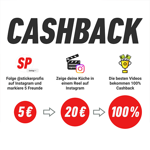 küchenrückwand cashback